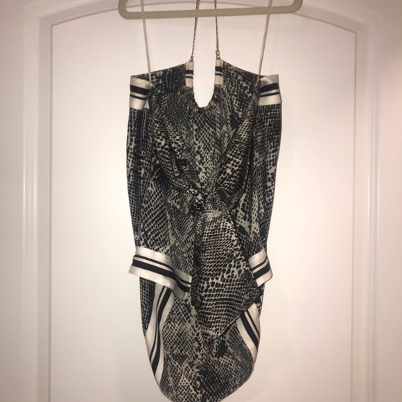 Snake Print Scarf Top! - Picture 2 of 5